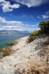 Fototapeta na wymiar Landscapes by the sea in Croatia