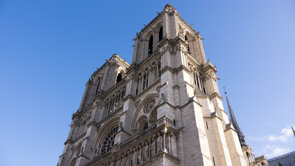 Fototapeta na wymiar cathedral of Notre Dame Paris (before fire)