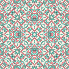Seamless pattern. Vintage decorative elements