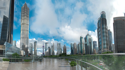 Obraz premium Shanghai City Panorama View