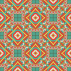Seamless pattern. Vintage decorative elements