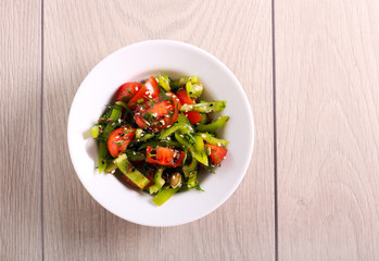 Fresh vegetarian healthy salad