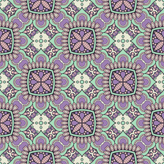 Seamless pattern. Vintage decorative elements
