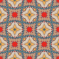 Seamless pattern. Vintage decorative elements