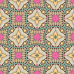 Seamless pattern. Vintage decorative elements