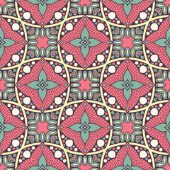 Seamless pattern. Vintage decorative elements