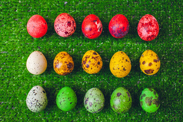 Easter quail eggs