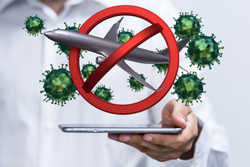  Restrictions ban on import goods. Sanctions, trade embargo. Isolation quarantine. Manufacturers...