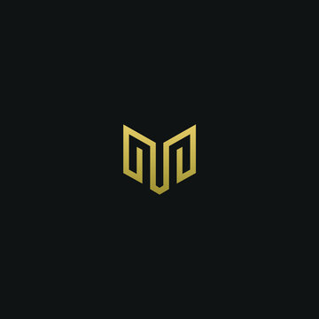 Creative modern elegant trendy unique artistic M2 2M M 2 initial based letter icon logo