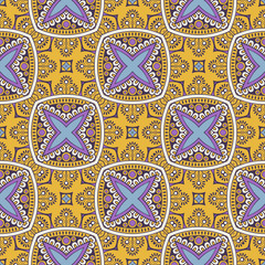 Seamless pattern. Vintage decorative elements