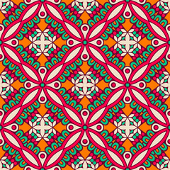 Seamless pattern. Vintage decorative elements