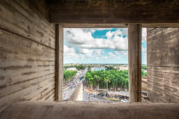 Fototapeta premium Lo bueno de concreto es que se ve sin terminar