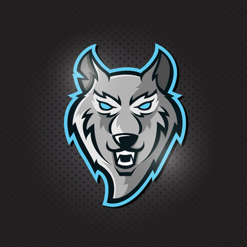 Wolf Logo Mascot Design for esports team