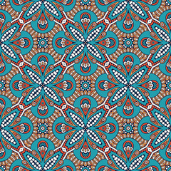 Seamless pattern. Vintage decorative elements