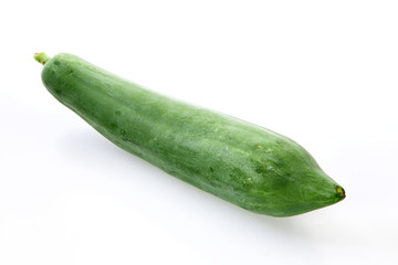 green papaya isolated on white background