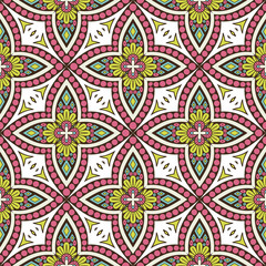 Seamless pattern. Vintage decorative elements