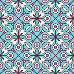 Seamless pattern. Vintage decorative elements