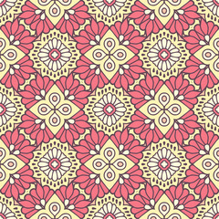 Seamless pattern. Vintage decorative elements
