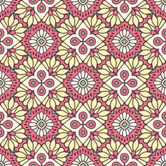 Seamless pattern. Vintage decorative elements