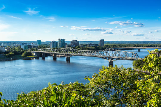 Bridge across the Ottawa River