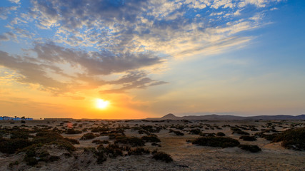 Sonnenuntergang in Ägypten