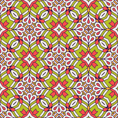 Seamless pattern. Vintage decorative elements