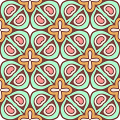 Seamless pattern. Vintage decorative elements