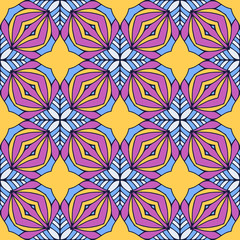 Seamless pattern. Vintage decorative elements