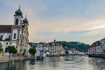 Fototapeta na wymiar Luzern, Switzerland.