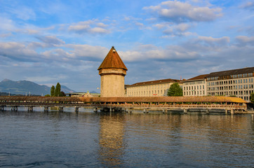 Chapel Bridge, Luzern, Switzerland.