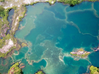 Clear view lake at Guar Petai.