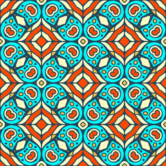 Seamless pattern. Vintage decorative elements