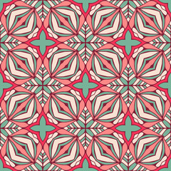 Seamless pattern. Vintage decorative elements