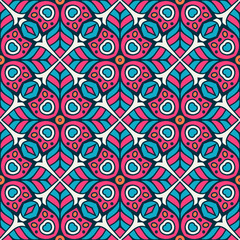 Seamless pattern. Vintage decorative elements