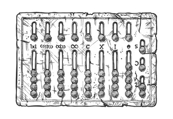 Roman hand abacus