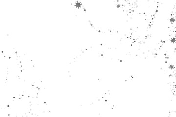 Silver glitter confetti.