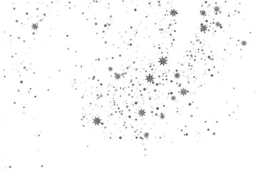 Silver glitter confetti.