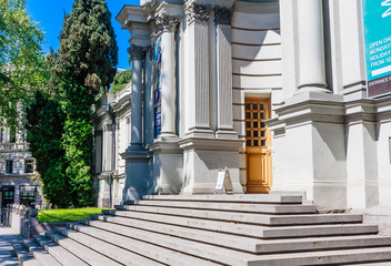 Entrance to Dimitri Shevardnadze  Georgian National Gallery Built Based On Resolution From Russian Tsar In 1888.