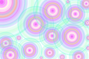 Creative circles colored texture background