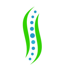 vector illustration of an abstract background with water