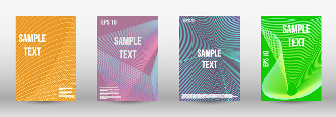 Geometric template with lines 