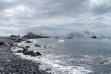 sea Antarctica iceberg coast in Antarctica South pole