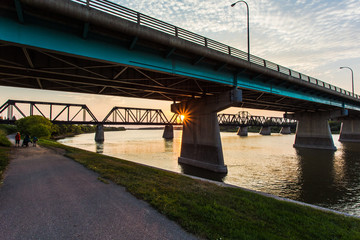 Dienfenbaker Bridge in Prince Albert