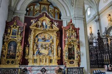 Obraz premium Hofkirche St. Leodegar, Luzern, Switzerland.