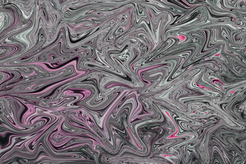 Black and pink abstract marble texture background