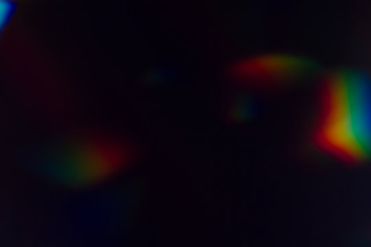 Light leak texture on black background.