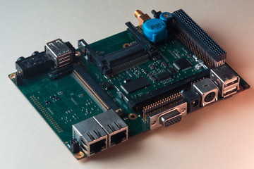Modern electronic rugged embedded CPU board