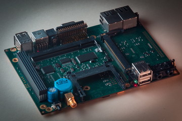 Modern electronic rugged embedded CPU board