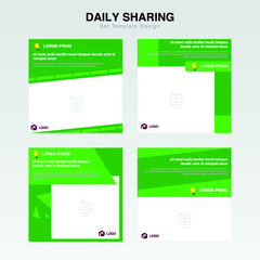 Set Cover information and knowledge Template for social media