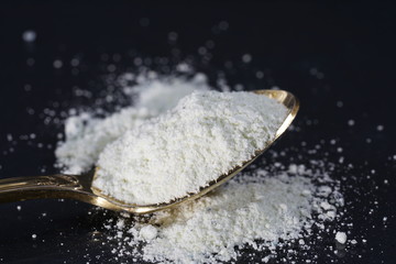 Flour photographed in the studio with flash and very good to use as a background 